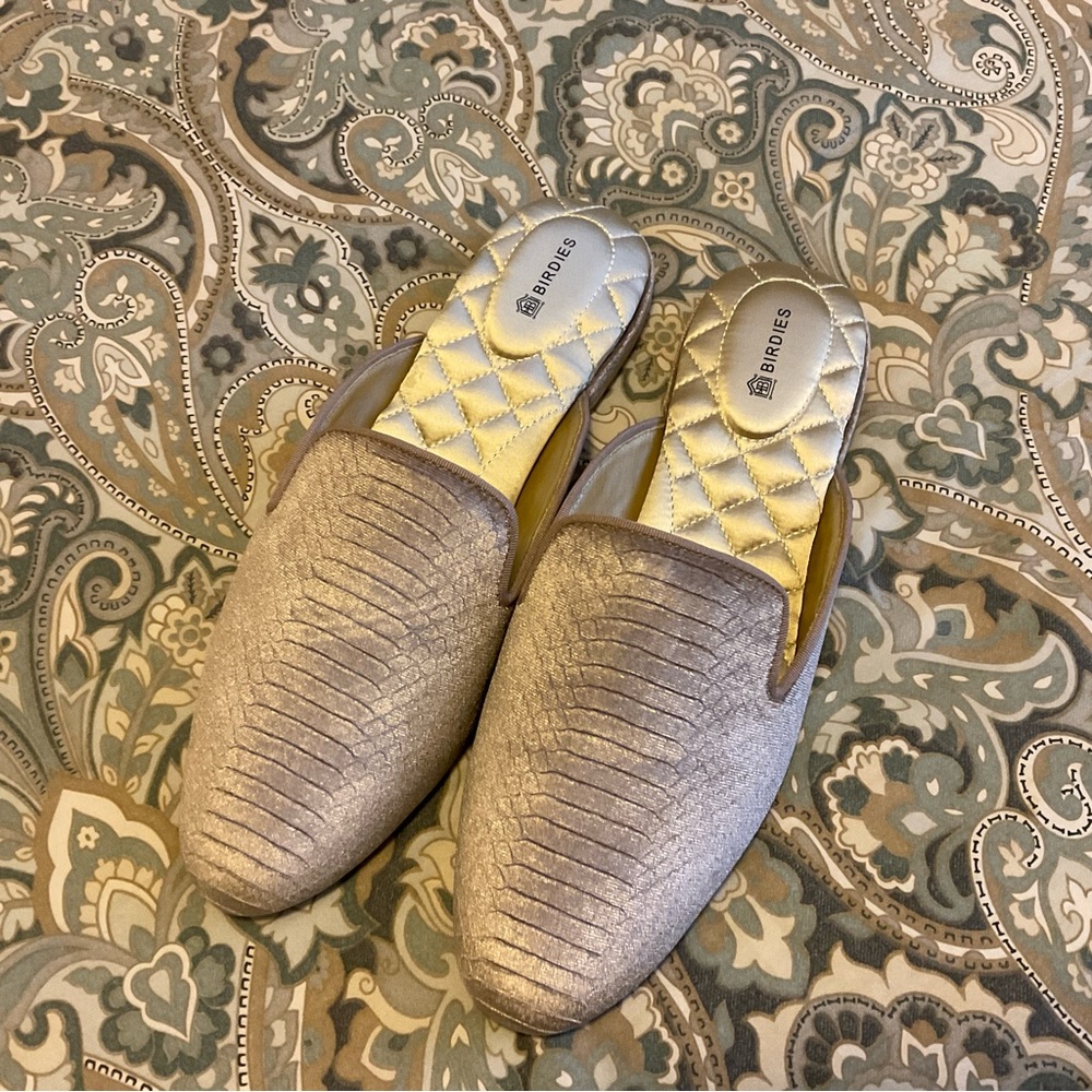 New Birdies The Phoebe Python Embossed Velvet Mul… - image 5